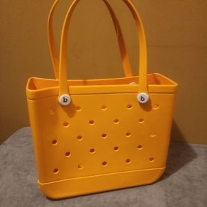 Yellow waterproof bag